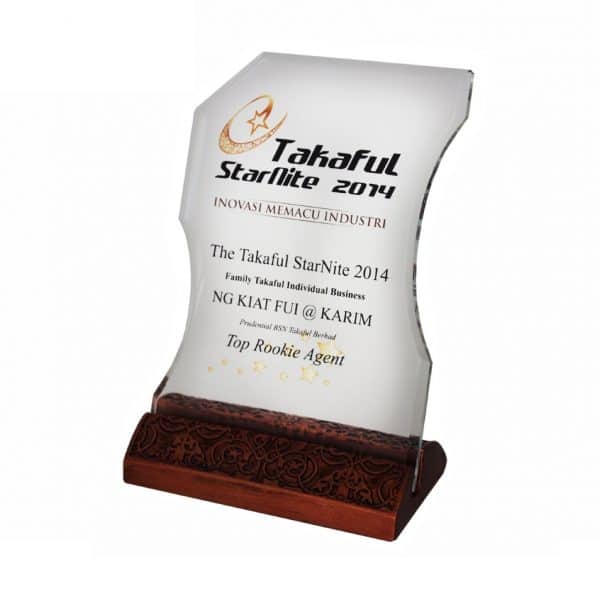 Quality Ctcr Exclusive Wooden Crystal Plaque At Clazz Trophy