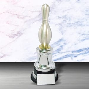 Silver Bowling Trophies