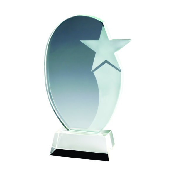 Beautiful Crystal Plaques CTICP602 – Exclusive Crystal Star Award | Trophy Supplier at Clazz Trophy Malaysia