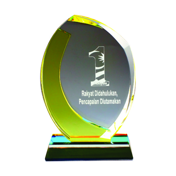 Beautiful Crystal Plaques CTICP390 – Exclusive Crystal Award | Trophy Supplier at Clazz Trophy Malaysia