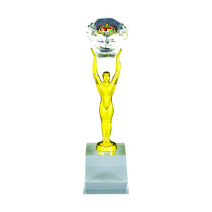 Grammy Award Sculpture Trophies CTIMT617 – Golden Award Sculpture | Trophy Supplier at Clazz Trophy Malaysia