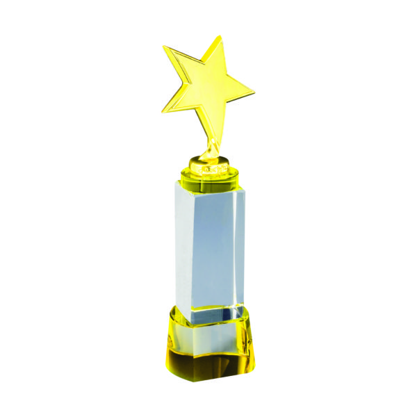 Star Crystal Trophies CTICT777 – Exclusive Crystal Star Trophy | Trophy Supplier at Clazz Trophy Malaysia