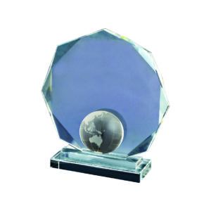 Crystal Globe Plaques CTIDG020 – Exclusive Crystal Globe Award | Clazz Trophy Supplier Malaysia