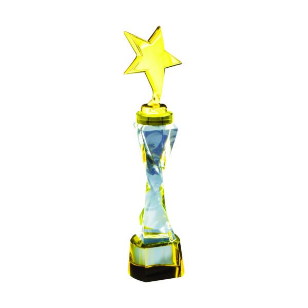 Star Crystal Trophies CTICT773 – Exclusive Crystal Star Trophy | Trophy Supplier at Clazz Trophy Malaysia