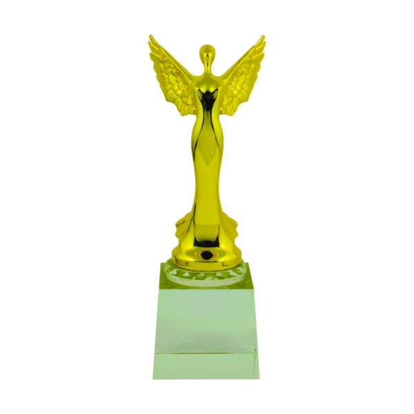 Beauty Pageant Sculpture Trophies CTIMT360G – Golden Beauty Pageant Sculpture | Clazz Trophy Supplier Malaysia