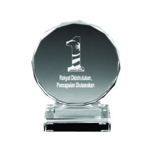 Beautiful Crystal Plaques CTOCC008 – Clear Crystal Award | Trophy Supplier at Clazz Trophy Malaysia