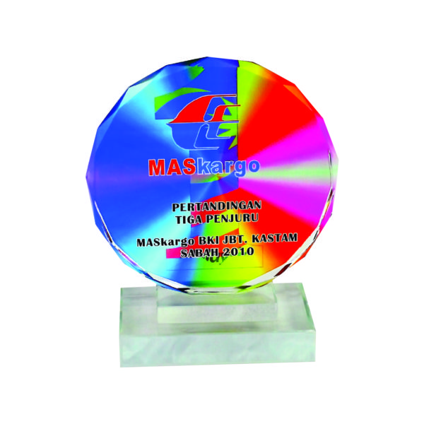 Fusion Color Crystal Awards CTOCC008 – Colored Crystal Award | Trophy Supplier at Clazz Trophy Malaysia
