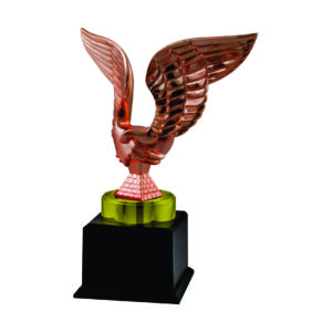 Beautiful Sculpture Trophies CTIMT126B – Bronze Handshake Sculpture | Trophy Supplier at Clazz Trophy Malaysia