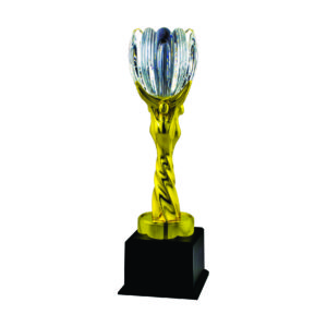 Beautiful Sculpture Trophies CTIMT133G – Golden Bowl Sculpture | Clazz Trophy Supplier Malaysia