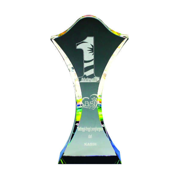 Beautiful Crystal Trophies CTICT063– Exclusive Crystal Trophy | Trophy Supplier at Clazz Trophy Malaysia