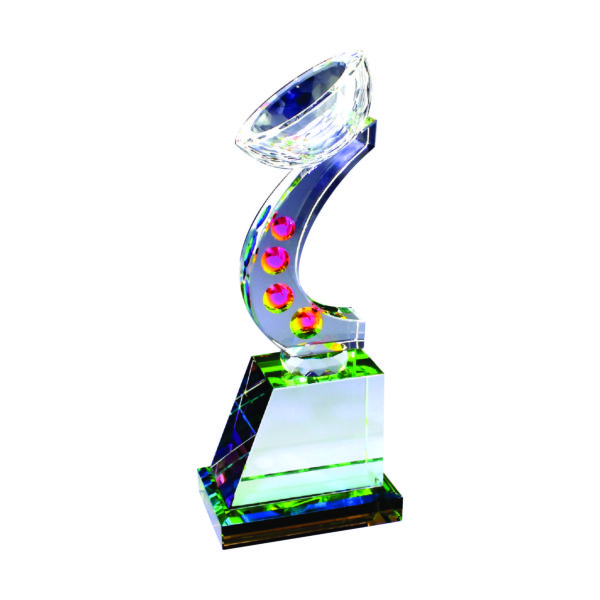 Beautiful Crystal Trophies CTICT061– Exclusive Crystal Trophy | Trophy Supplier at Clazz Trophy Malaysia
