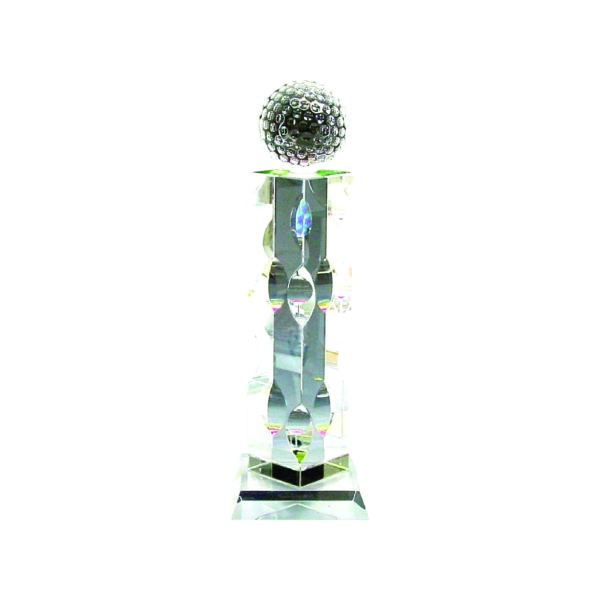 Golf Competition Crystal Trophies CTICT016 – Exclusive Golf Crystal Trophy | Trophy Supplier at Clazz Trophy Malaysia