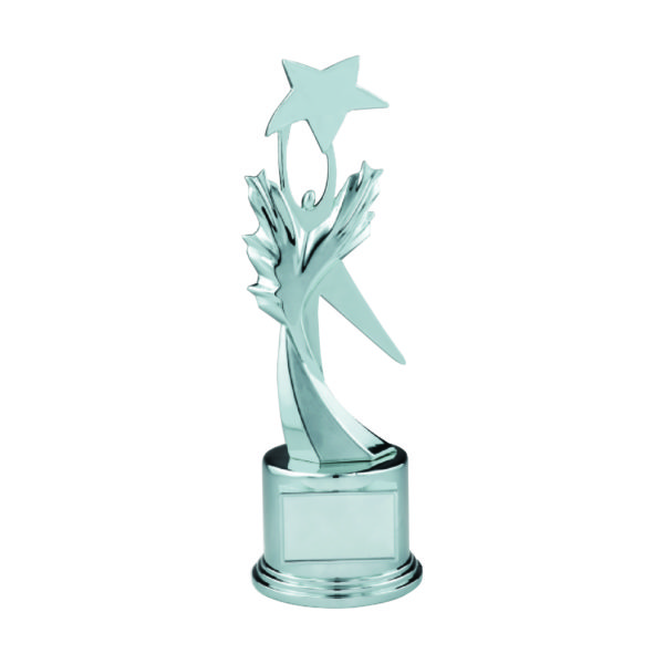 Beauty Pageant Sculpture Trophies CTIMT092S – Silver Beauty Pageant Sculpture | Trophy Supplier at Clazz Trophy Malaysia
