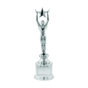 Grammy Award Sculpture Trophies CTIMT098S – Silver Grammy Sculpture | Trophy Supplier at Clazz Trophy Malaysia