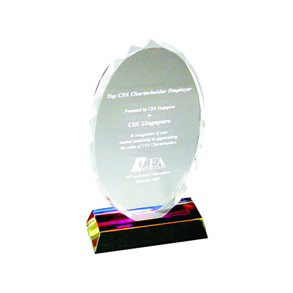 Beautiful Crystal Plaques CTICP002 – Exclusive Crystal Award | Trophy Supplier at Clazz Trophy Malaysia