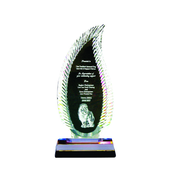 Beautiful Crystal Plaques CTICP005 – Exclusive Crystal Award | Trophy Supplier at Clazz Trophy Malaysia