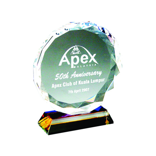 Beautiful Crystal Plaques CTICP006 – Exclusive Crystal Award | Trophy Supplier at Clazz Trophy Malaysia