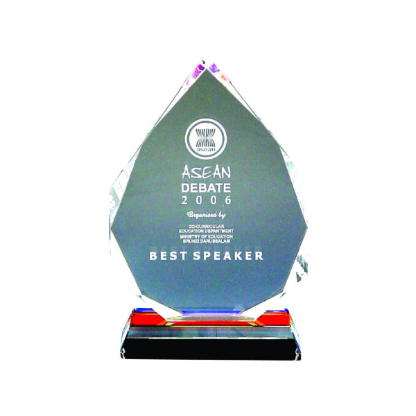 Beautiful Crystal Plaques CTICP007 – Exclusive Crystal Award | Trophy Supplier at Clazz Trophy Malaysia