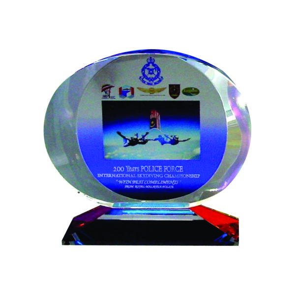 Beautiful Crystal Plaques CTICP018 – Exclusive Crystal Award | Trophy Supplier at Clazz Trophy Malaysia