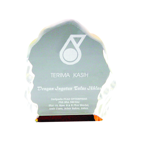 Beautiful Crystal Plaques CTICP022 – Exclusive Crystal Award | Trophy Supplier at Clazz Trophy Malaysia