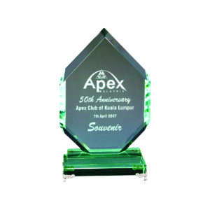 Elegant Jade Crystal Plaques CTIJP001 – Exclusive Crystal Jade Award | Clazz Trophy Supplier Malaysia