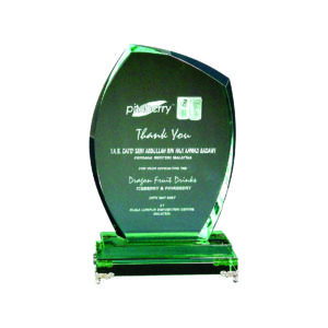 Elegant Jade Crystal Plaques CTIJP002 – Exclusive Crystal Jade Award | Clazz Trophy Supplier Malaysia