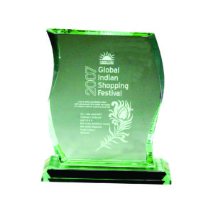 Elegant Jade Crystal Plaques CTIJP009 – Exclusive Crystal Jade Award | Clazz Trophy Supplier Malaysia