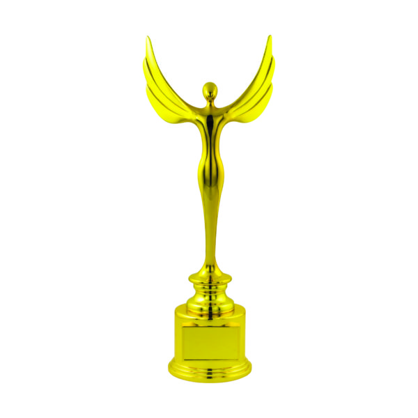 Beauty Pageant Sculpture Trophies CTIMT105G – Golden Beauty Pageant Sculpture | Trophy Supplier at Clazz Trophy Malaysia