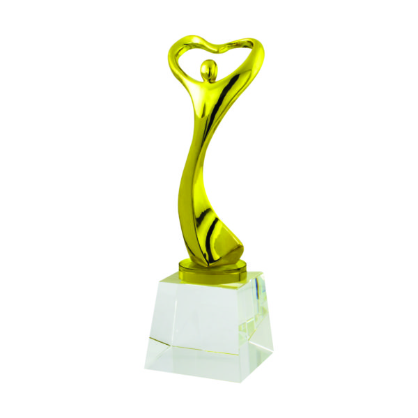 Beauty Pageant Sculpture Trophies CTIMT117G – Golden Beauty Pageant Sculpture | Trophy Supplier at Clazz Trophy Malaysia