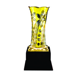 Crystal Vase Trophies CTICV254 – Exclusive Crystal Vase Trophy | Clazz Trophy Supplier Malaysia