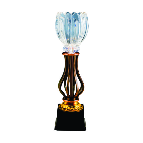 Crystal Vase Trophies CTIMT044B – Exclusive Crystal Vase Trophy | Trophy Supplier at Clazz Trophy Malaysia
