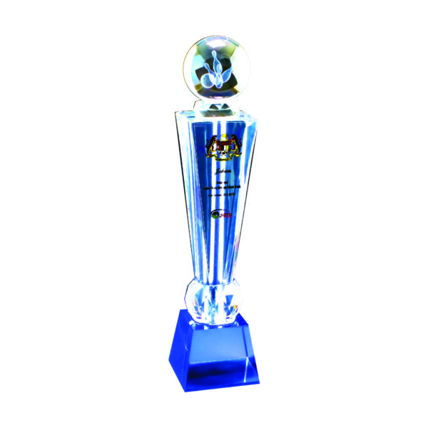 Crystal Globe Trophies CTIPT005 – Exclusive Crystal Globe Trophy | Trophy Supplier at Clazz Trophy Malaysia
