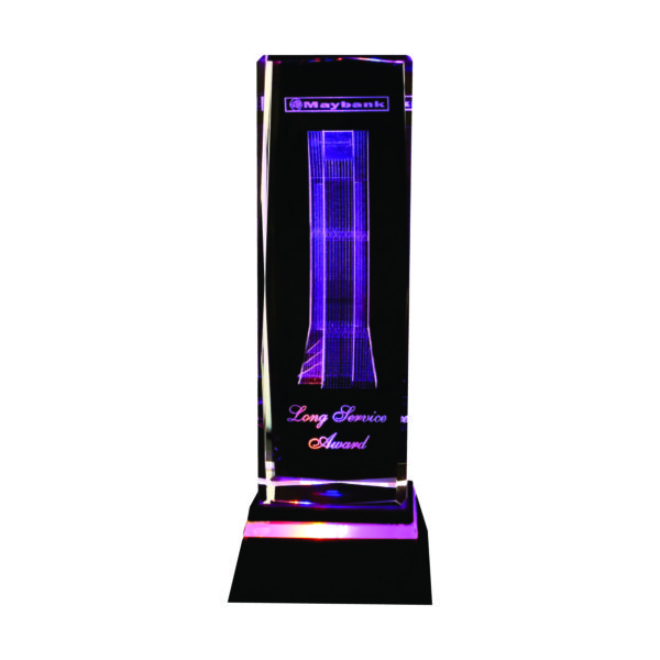 Beautiful LED Trophies CT5515 – Exclusive LED Crystal Award | Clazz Trophy Supplier Malaysia