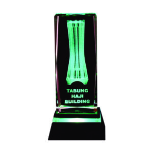 Beautiful LED Trophies CT5512 – Exclusive LED Crystal Award | Trophy Supplier at Clazz Trophy Malaysia