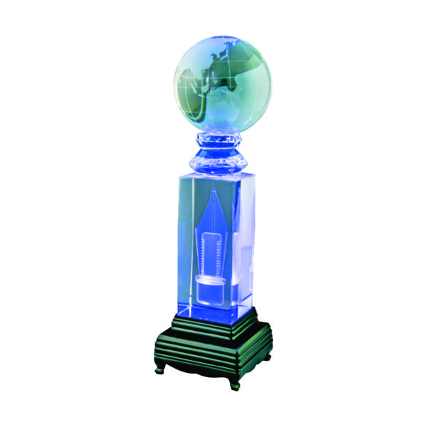 Beautiful LED Trophies CTICC006 – Exclusive LED Crystal Award | Trophy Supplier at Clazz Trophy Malaysia