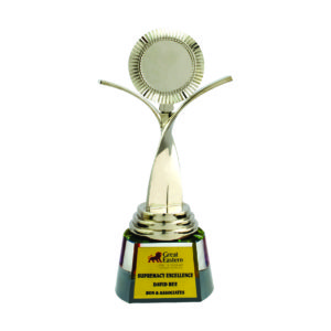 Beautiful Crystal Trophies CTIMT036S – Exclusive Silver Crystal Trophy | Trophy Supplier at Clazz Trophy Malaysia