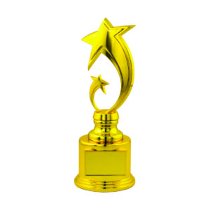 Star Sculpture Trophies CTIMT080G – Golden Star Trophy | Trophy Supplier at Clazz Trophy Malaysia
