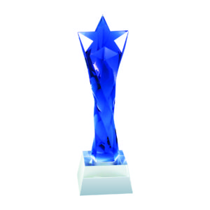 Star Crystal Trophies CTICT701 – Exclusive Crystal Star Trophy | Trophy Supplier at Clazz Trophy Malaysia