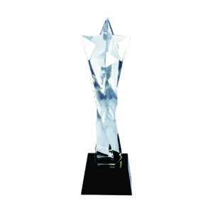 Star Crystal Trophies CTICT703 – Exclusive Crystal Star Trophy | Trophy Supplier at Clazz Trophy Malaysia