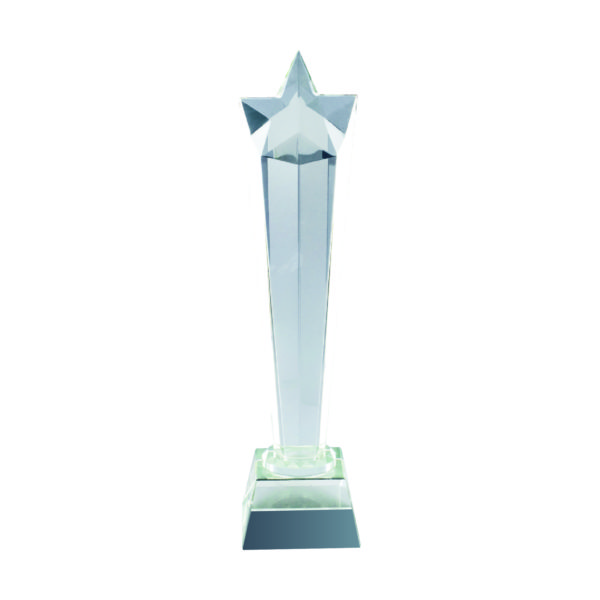 Star Crystal Trophies CTICT704 – Exclusive Crystal Star Trophy | Trophy Supplier at Clazz Trophy Malaysia