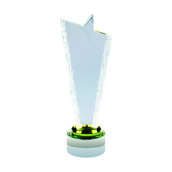 Beautiful Crystal Trophies CTICT707 – Star Crystal Trophy | Trophy Supplier at Clazz Trophy Malaysia