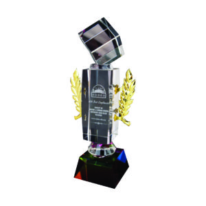 Beautiful Crystal Trophies CTICT804 – Exclusive Crystal Trophy | Trophy Supplier at Clazz Trophy Malaysia
