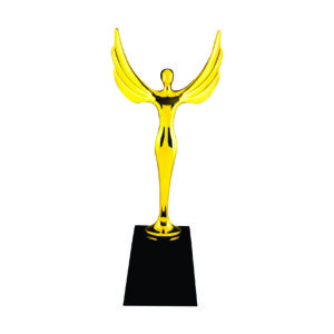 Beauty Pageant Sculpture Trophies CTIPC017 – Golden Beauty Pageant Sculpture | Trophy Supplier at Clazz Trophy Malaysia