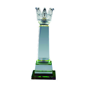 Beautiful Crystal Trophies CTICT313 – Crown Crystal Trophy | Trophy Supplier at Clazz Trophy Malaysia