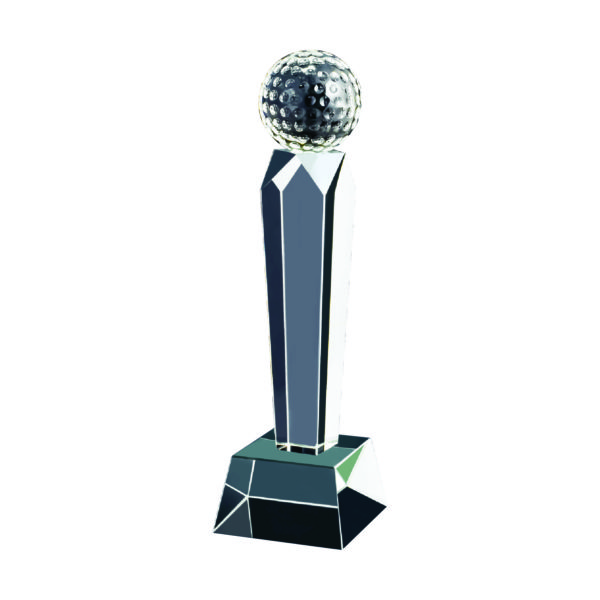 Golf Competition Crystal Trophies CTICT169 – Exclusive Golf Crystal Trophy | Trophy Supplier at Clazz Trophy Malaysia