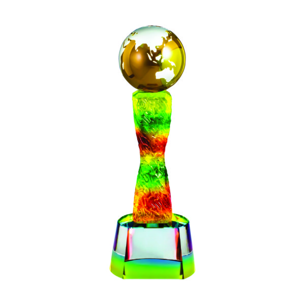 Crystal Globe Trophies CTICT183 – Exclusive Crystal Globe Trophy | Trophy Supplier at Clazz Trophy Malaysia