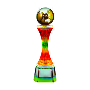 Crystal Globe Trophies CTICT184 – Exclusive Crystal Globe Trophy | Trophy Supplier at Clazz Trophy Malaysia