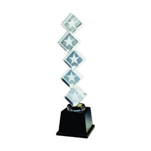 Star Crystal Trophies CTICT142 – Exclusive Crystal Star Trophy | Trophy Supplier at Clazz Trophy Malaysia