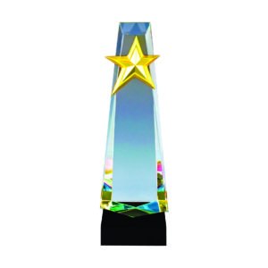 Star LED Trophies CTICT152 – Exclusive LED Crystal Star Trophy | Clazz Trophy Supplier Malaysia