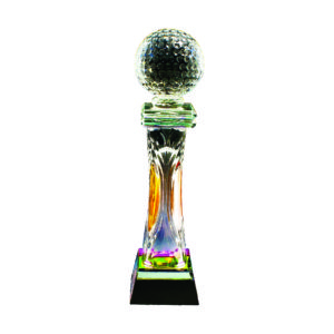 Golf Competition Crystal Trophies CTICV011 – Exclusive Golf Crystal Trophy | Trophy Supplier at Clazz Trophy Malaysia